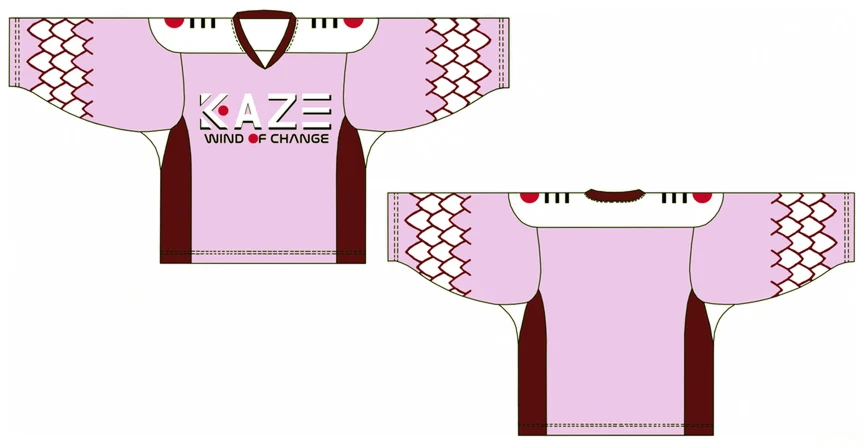 KAZE Hockey jersey design by Daria Kravchenko