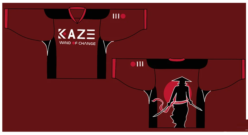 KAZE Hockey jersey design by Milan Sinyukov