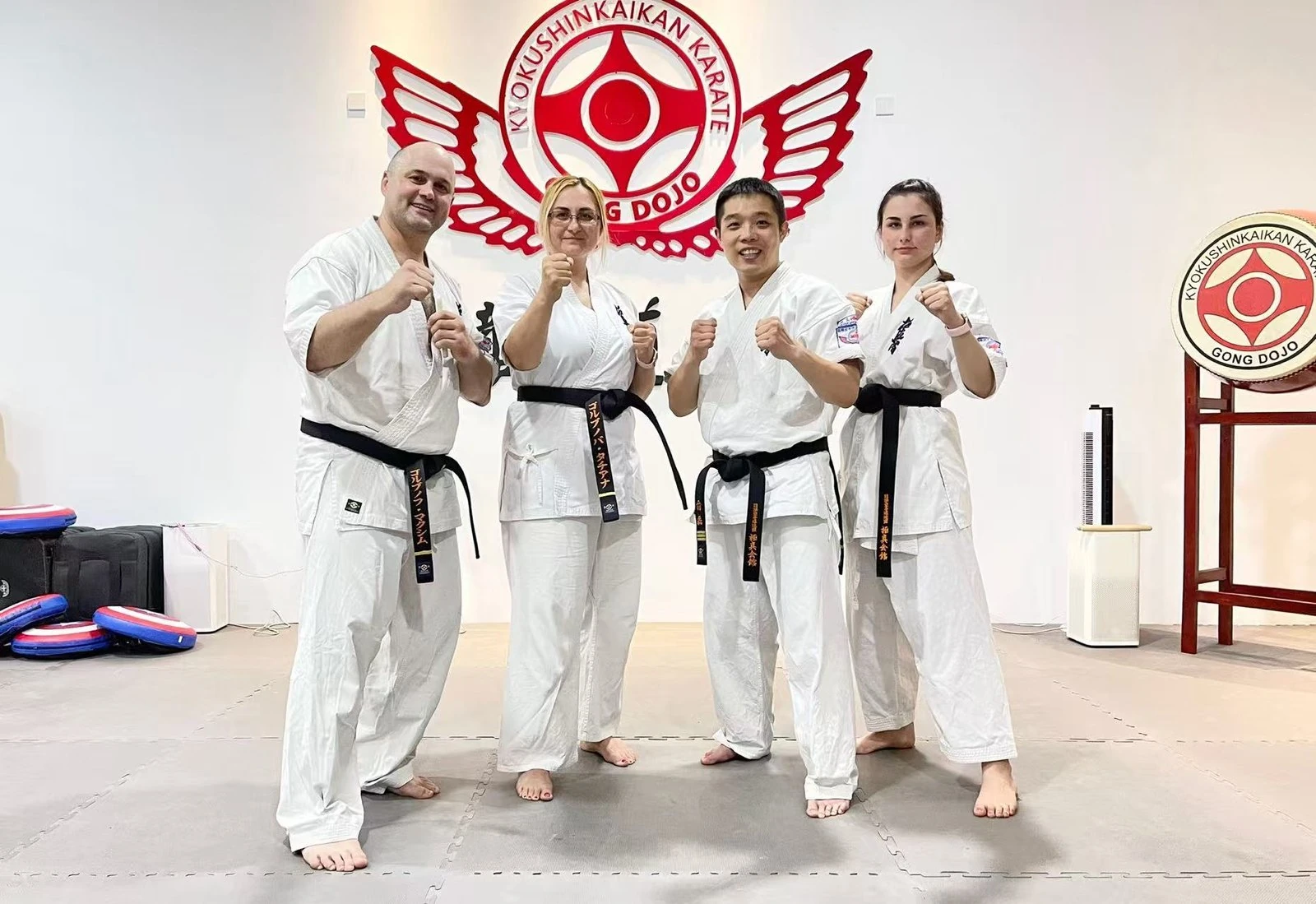 Valeria Gorbunova at the Kyokushin Karate Club